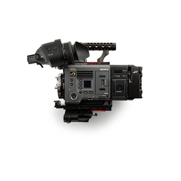 Sony Venice 2 avec caméra Panavision à accessoires modulaires sur fond blanc