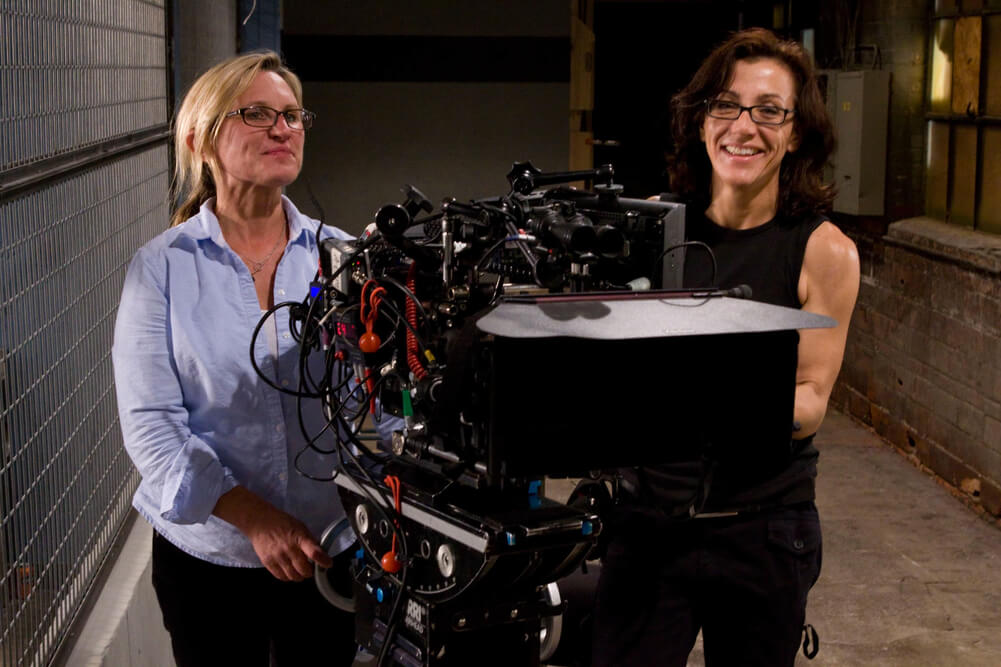 Jamie Felz (right) with Amy Vincent ASC