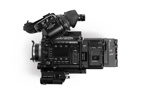 Vue de côté du Sony F55 Caméra numérique
